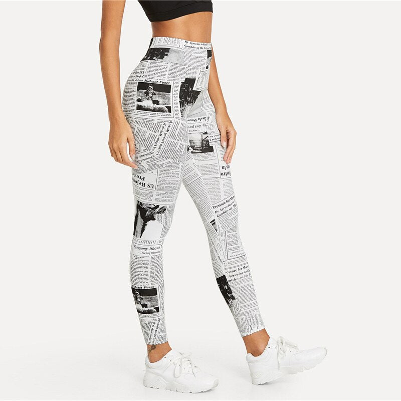 Newspaper Leggings